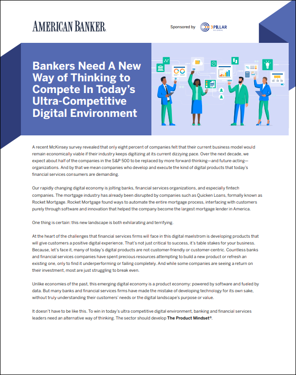 Bankers need a new way of thinking to compete in today's ultra-competitive digital environment - Vimarsana News