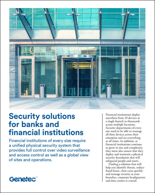 Physical security systems for financial institutions of every size - Vimarsana News